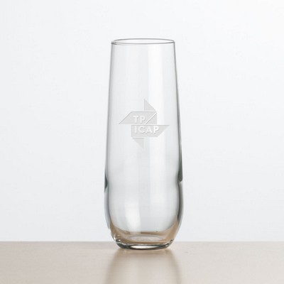 Ossington Stemless Flute - 8.5oz - Deep Etch
