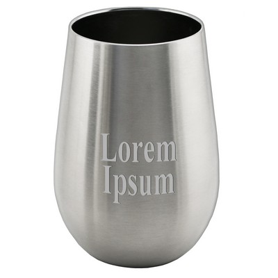 12 Oz. Apollo™ Stainless Steel Stemless Tri-Wall Wine Glass
