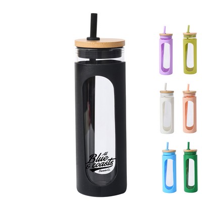 20 Oz Reusable Glass Bottle