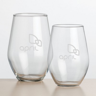 Vale Stemless Wine - Deep Etch