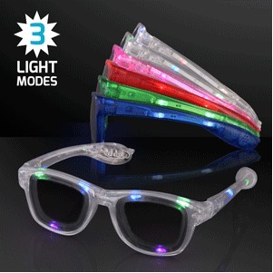Assorted Cool Shades LED Party Glasses - BLANK