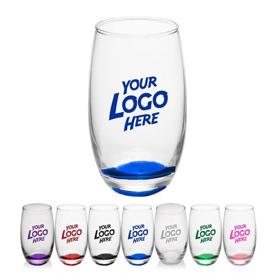 Mikonos Clear Stemless Wine Glasses 15 oz