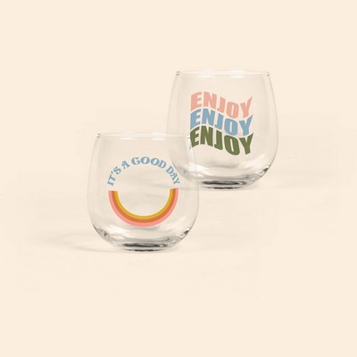 16.75 Oz. Stemless Wine Glass