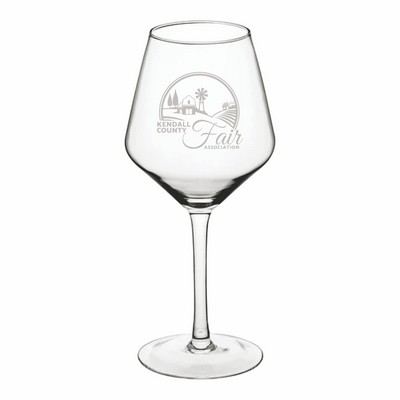 Laser Engraved Acopa Silhouette 24 oz. Wine Glass