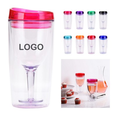 Double Wall Wine Glass