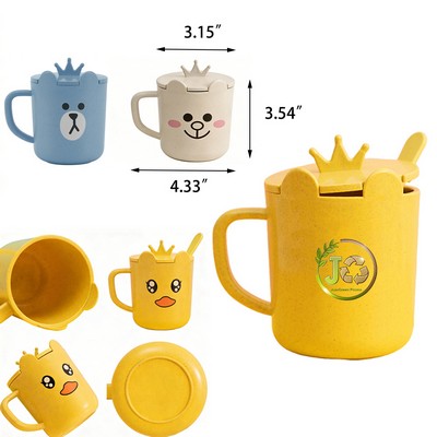 Wheat Straw Eco-Friendly Mug with Lid