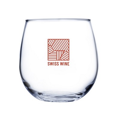 16.75 oz Stemless Red Wine Glass (Screen Printed)