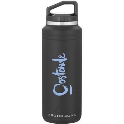 32 oz Arctic Zone Titan Thermal Hp Copper Water Bottle (Black)