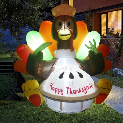 6FT–9' Thanksgiving Day Inflatable Outdoor Decoration