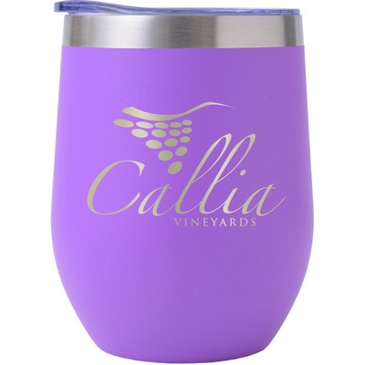Saratoga Cruise Stemless Brite Wine Tumbler 12 Oz