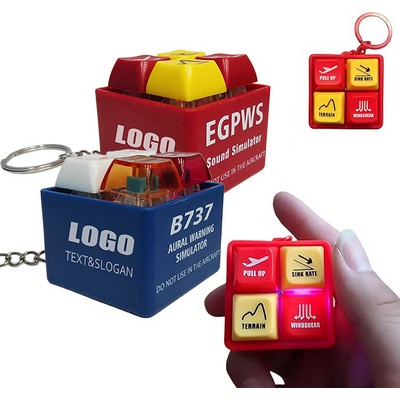 Keyboard Fidget Toy Voice Simulator Keychain